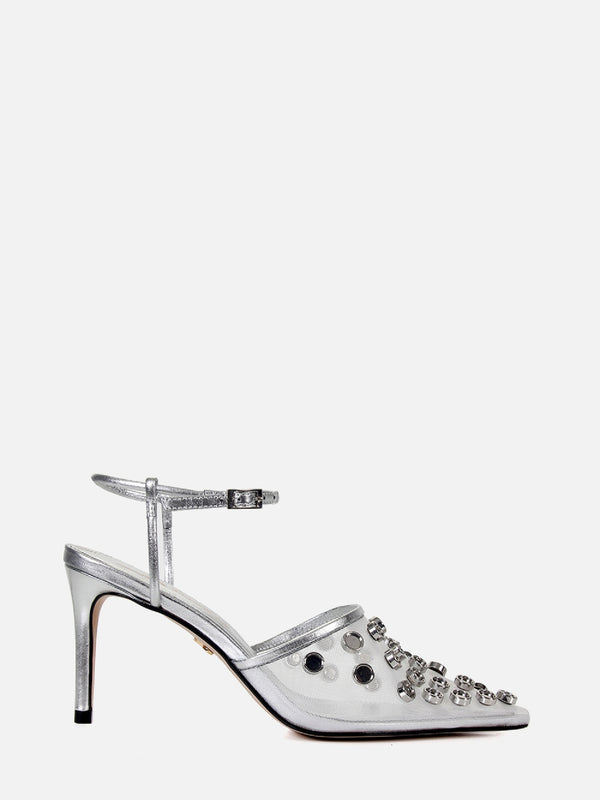SCARPIN AURORA ALTO PRATA