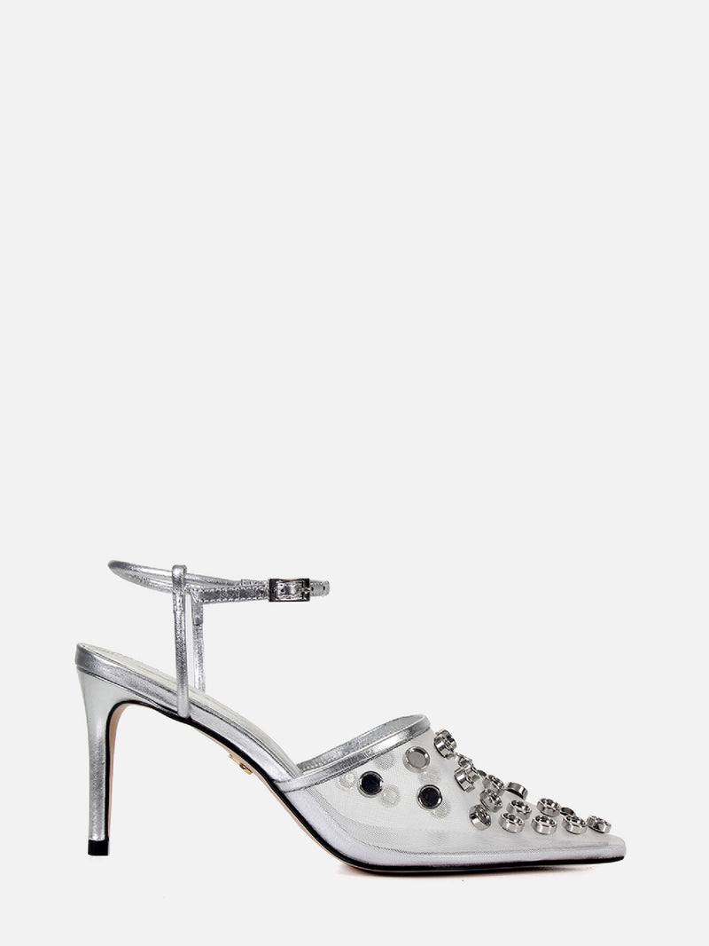 SCARPIN AURORA ALTO PRATA