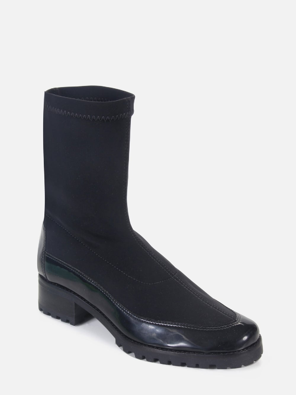 BOTA EM NEOPRENE VENEZA PRETO CANO MÉDIO