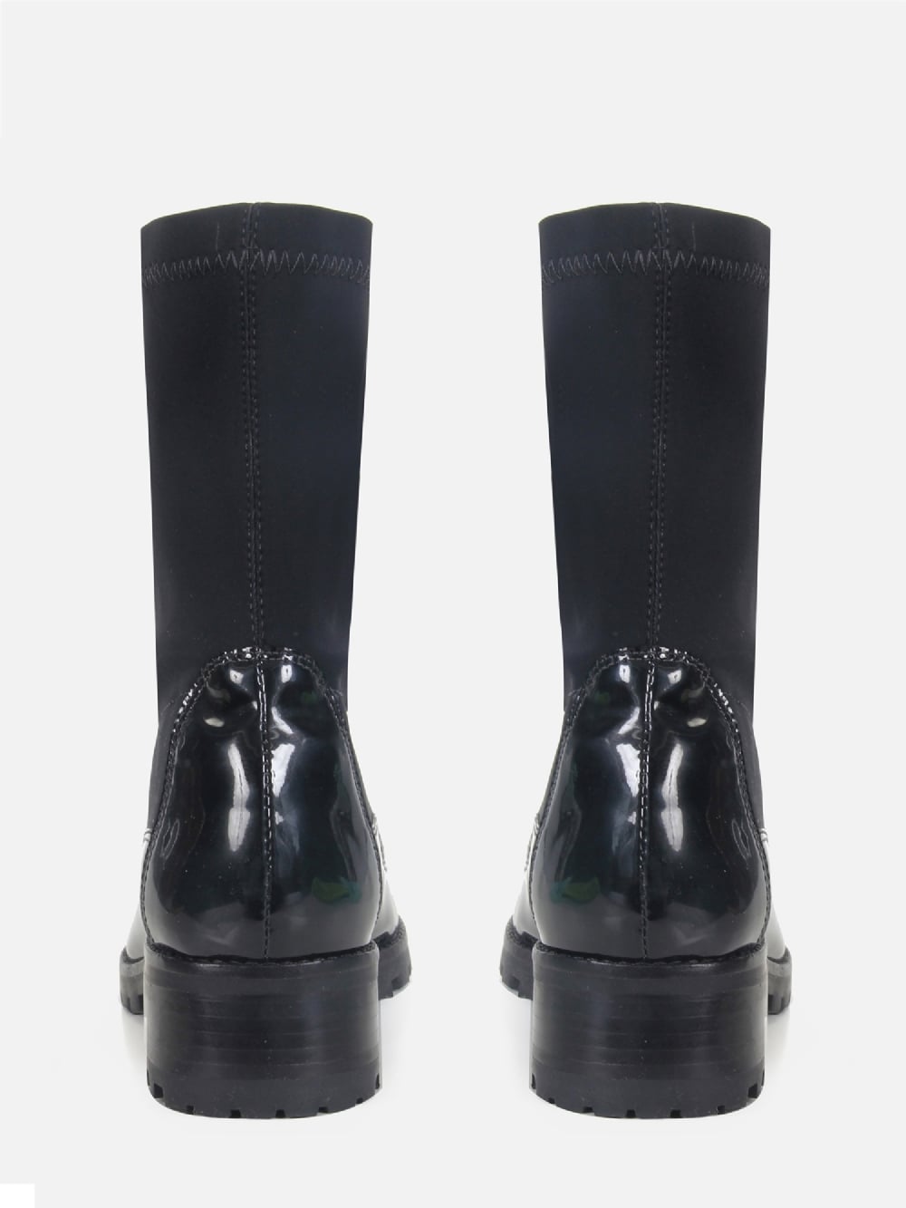 BOTA EM NEOPRENE VENEZA PRETO CANO MÉDIO