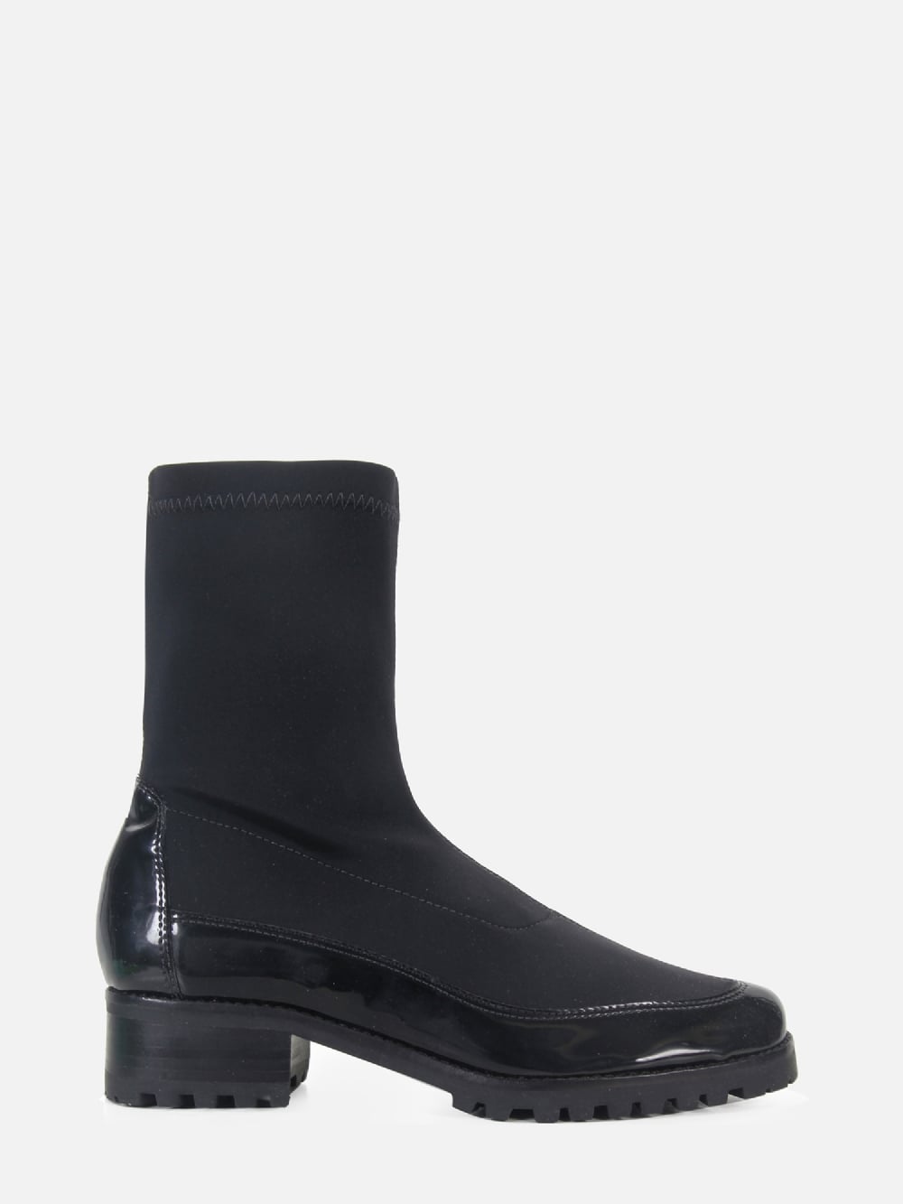 BOTA EM NEOPRENE VENEZA PRETO CANO MÉDIO