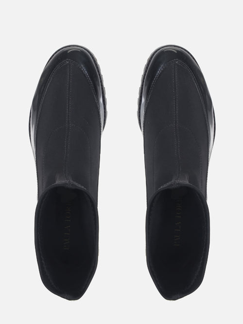 BOTA EM NEOPRENE VENEZA PRETO CANO MÉDIO