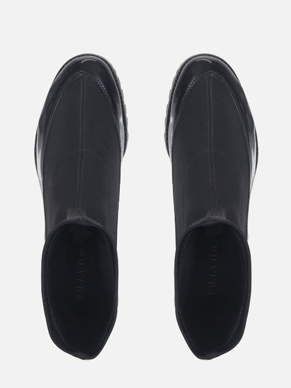 BOTA EM NEOPRENE VENEZA PRETO CANO MÉDIO