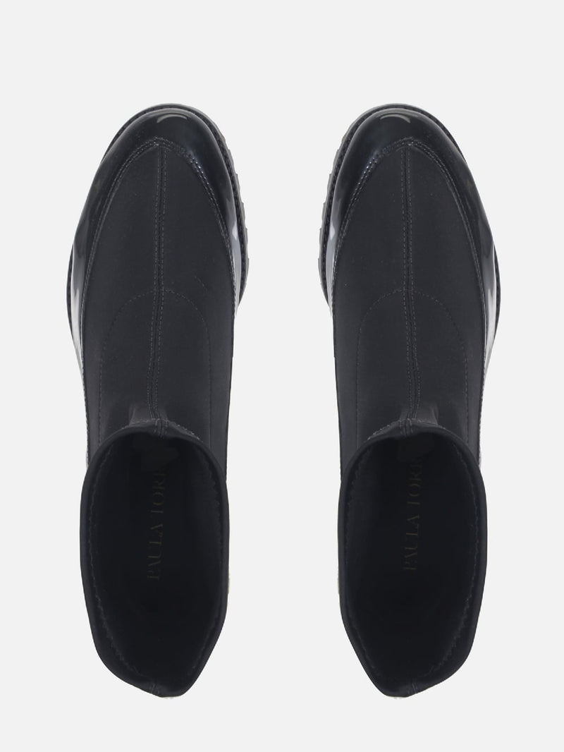 BOTA EM NEOPRENE VENEZA PRETO CANO MÉDIO