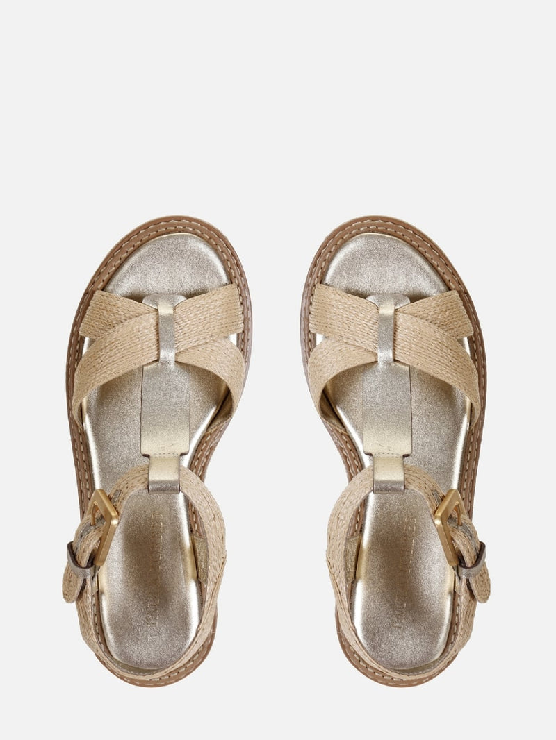 FLATFORM EM RÁFIA ANNE SATURNO