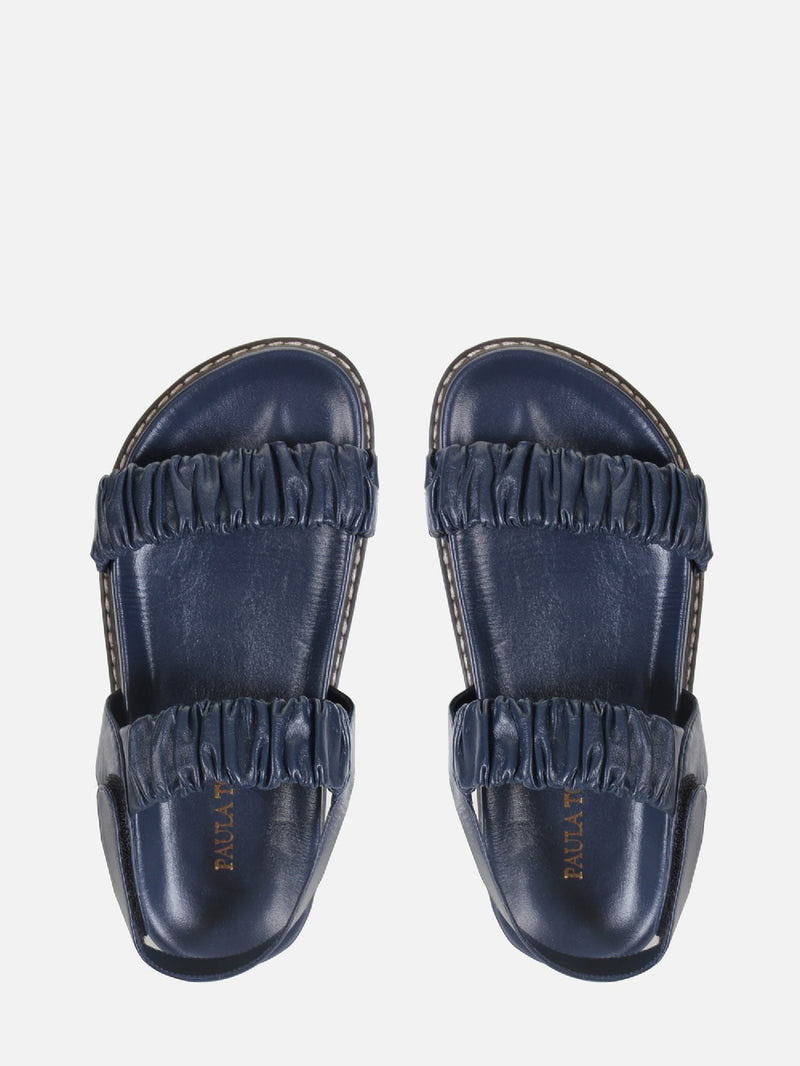 PAPETE EM COURO SERENA DARK BLUE