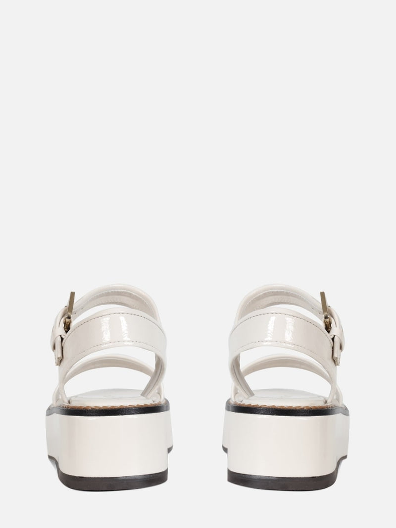 FLATFORM EM COURO LIV CREMA