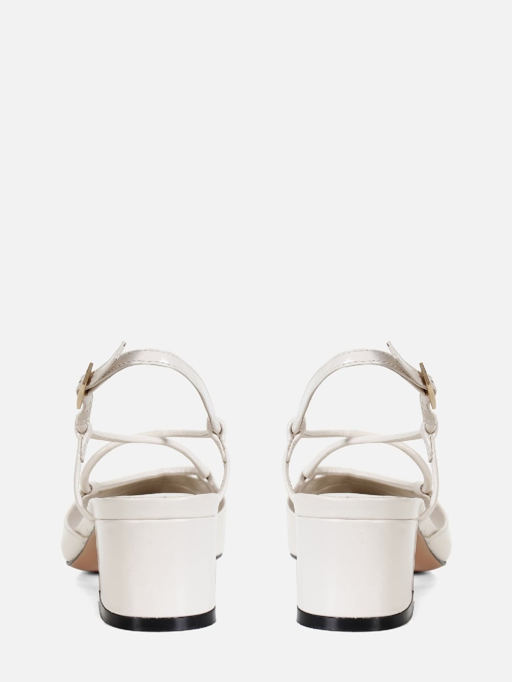 SCARPIN EM COURO LIV CREMA