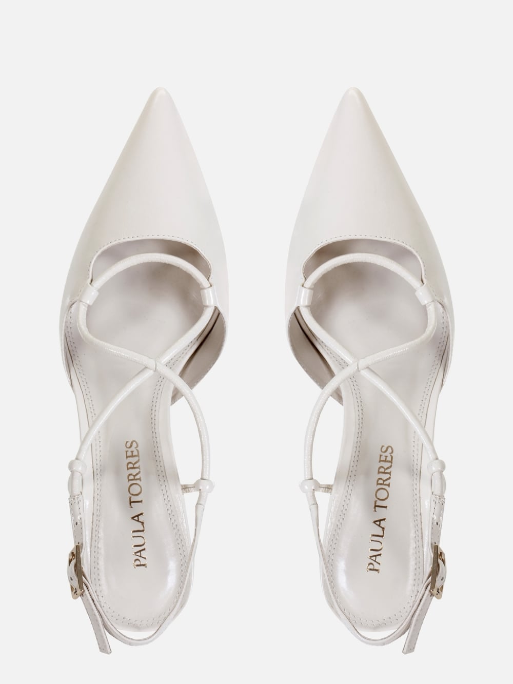 SCARPIN EM COURO LIV CREMA