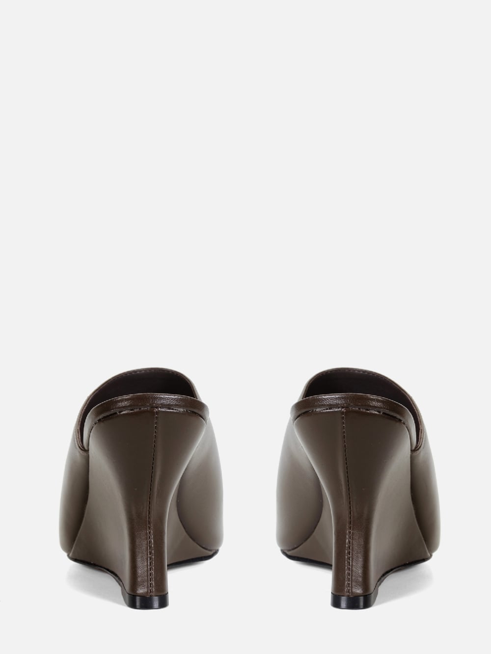 MULE EM COURO ANNE CHOCOLATE