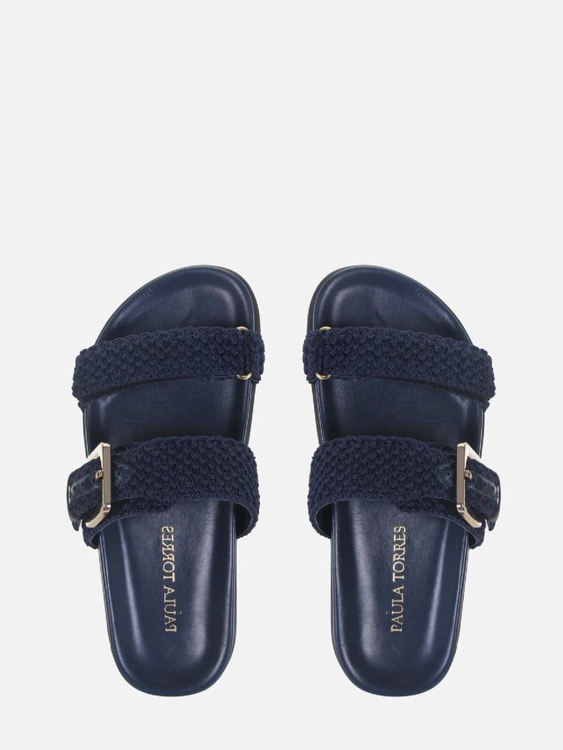 PAPETE EM CROCHE LAURA DARK BLUE