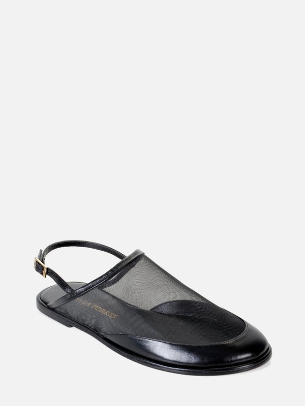 SAPATILHA EM TELA DORIS PRETO