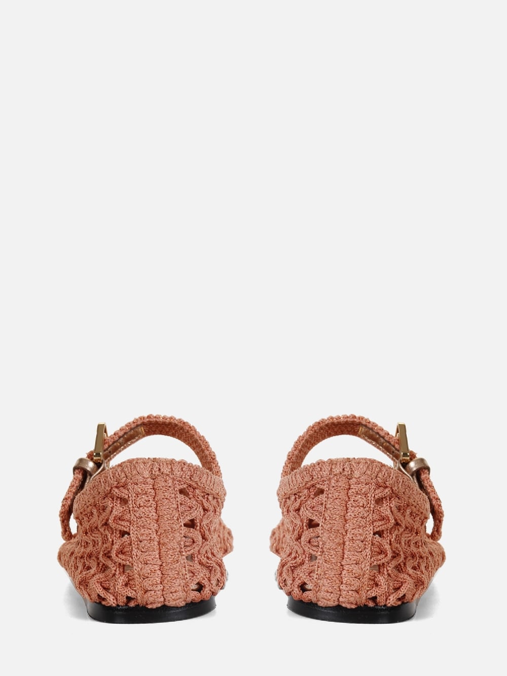 SAPATILHA EM CROCHE LAURA ROSE MARY JANE