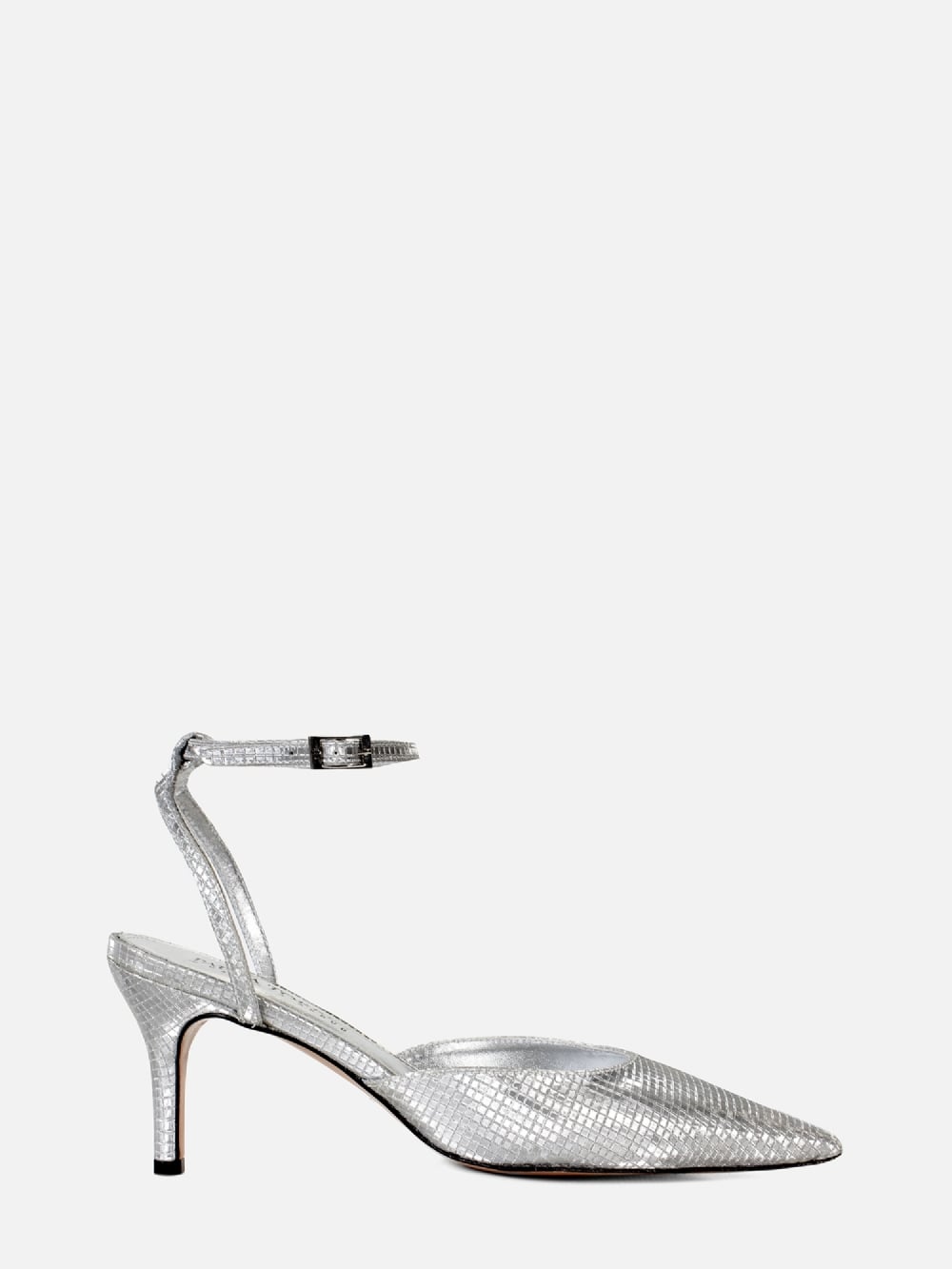 SCARPIN TERESA PRATA SALTO MÉDIO FINO