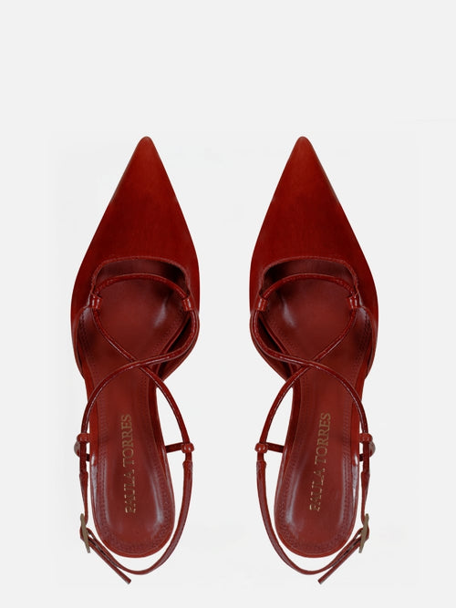 SCARPIN EM COURO LIV PICANTE