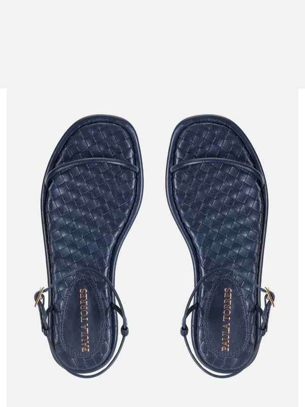 RASTEIRA EM COURO GAYA DARK BLUE TRESSE