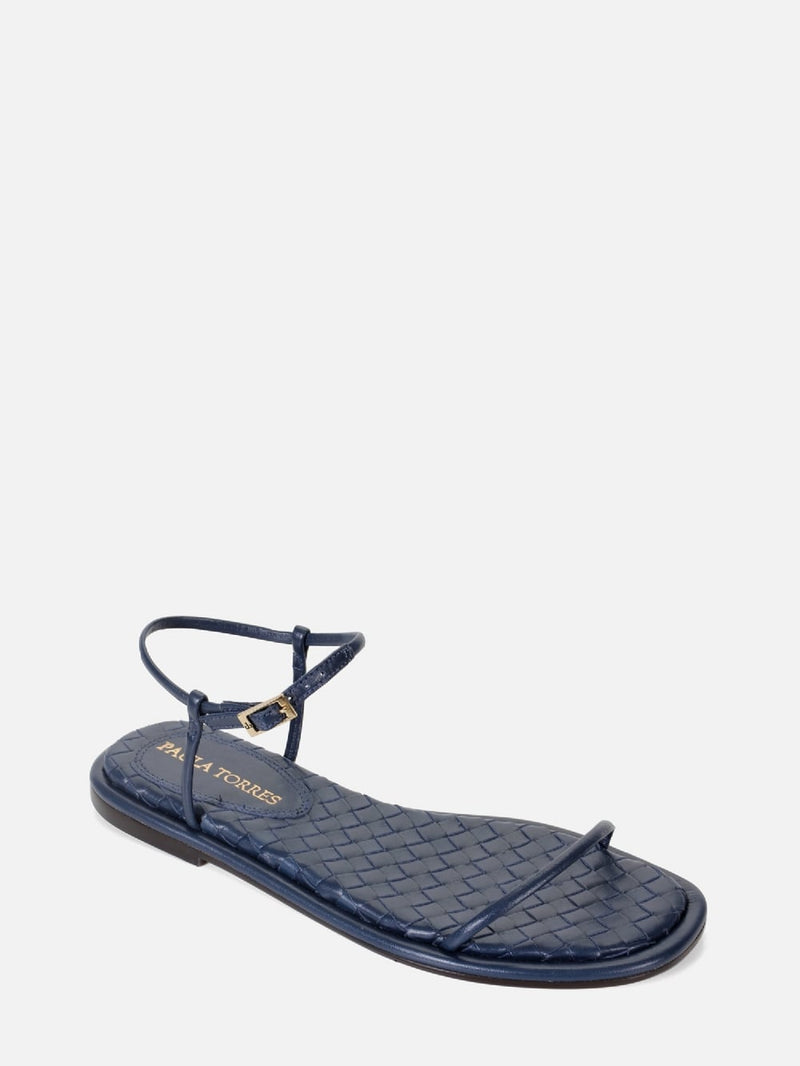 RASTEIRA EM COURO GAYA DARK BLUE TRESSE