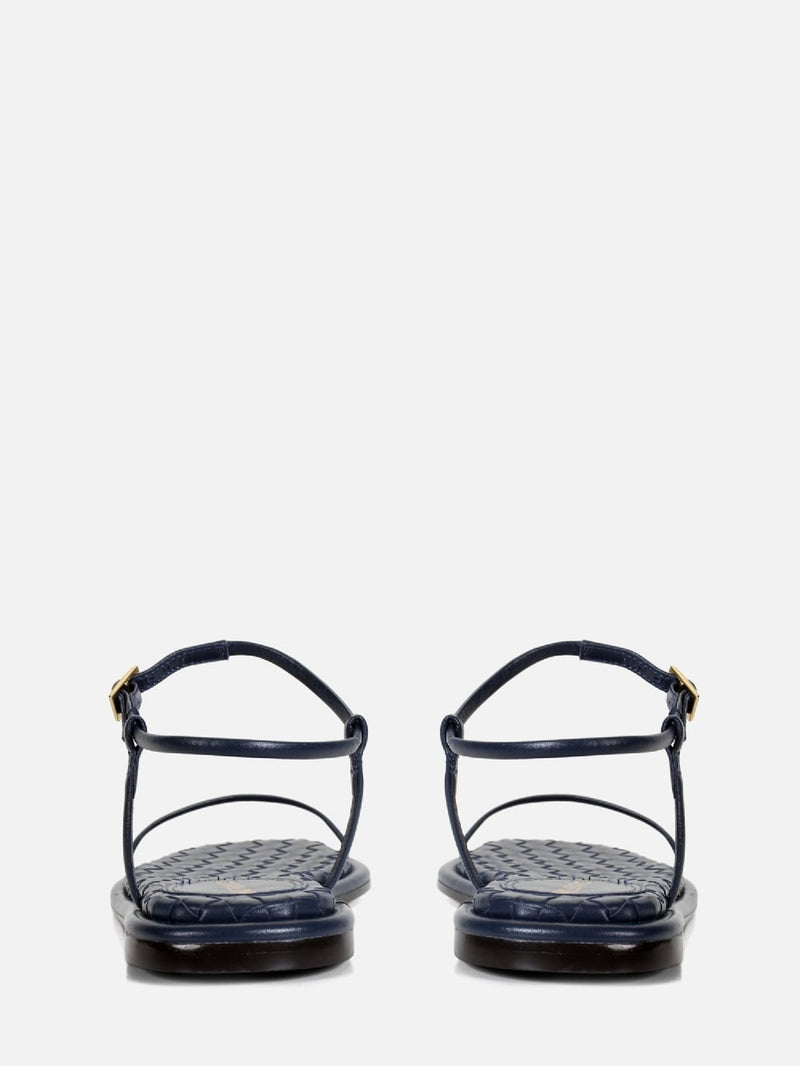 RASTEIRA EM COURO GAYA DARK BLUE TRESSE