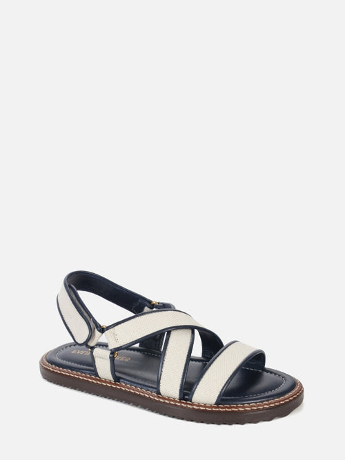 RASTEIRA EM LINHO AMELIA DARK BLUE