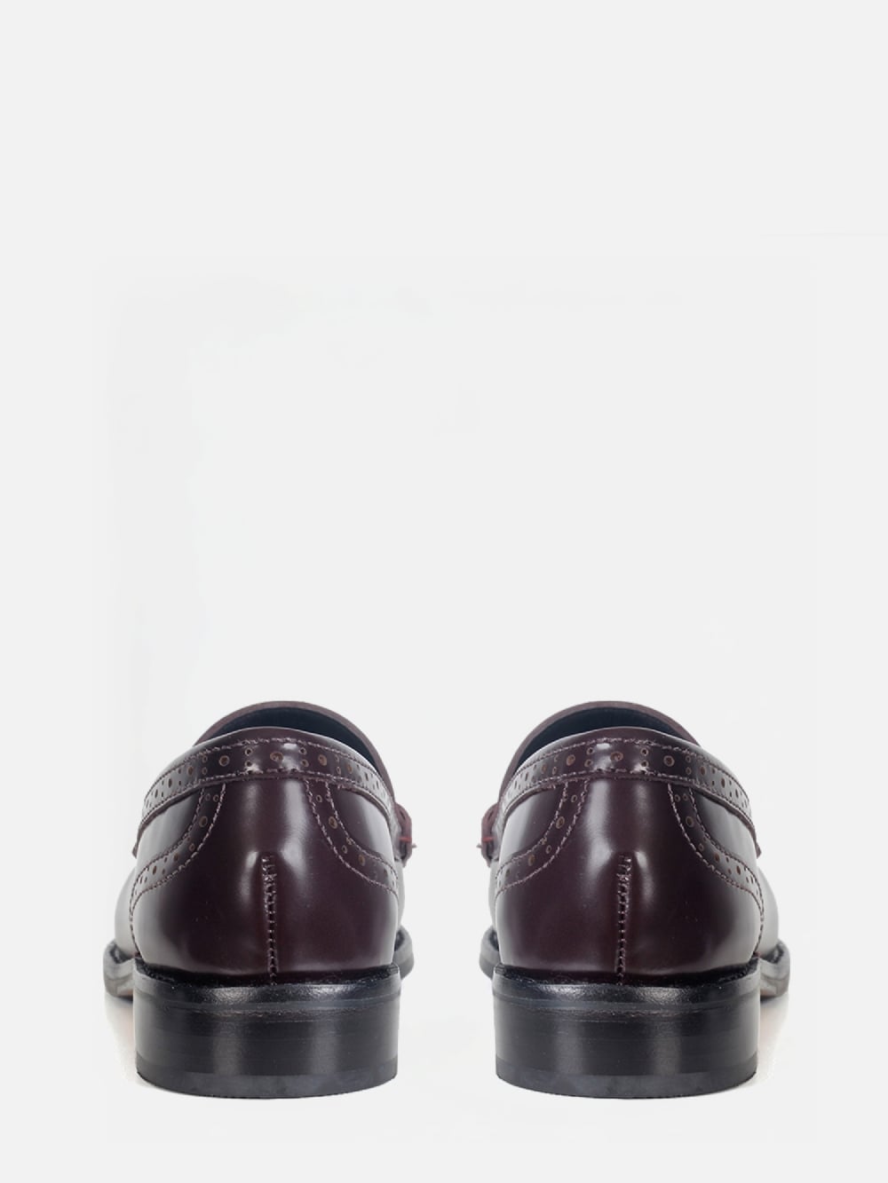 MOCASSIM EM COURO GIU WINE BROGUE