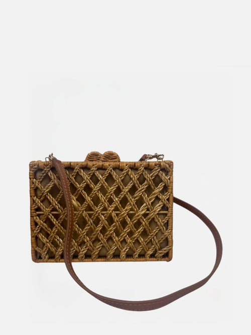 BOLSA JULIANA NATURAL PALHA TRANÇADO