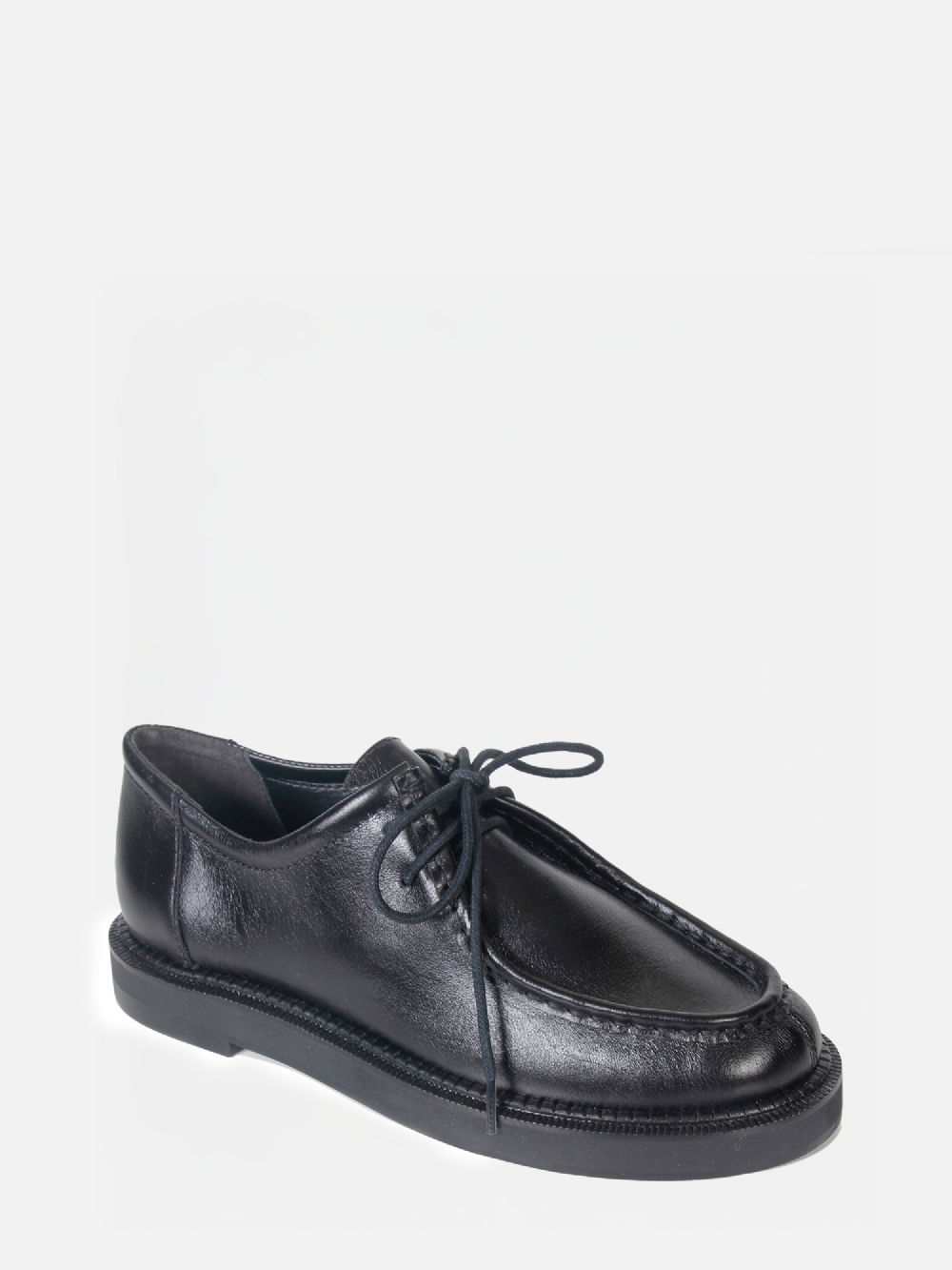 MOCASSIM EM COURO JACKIE PRETO WALLABEE