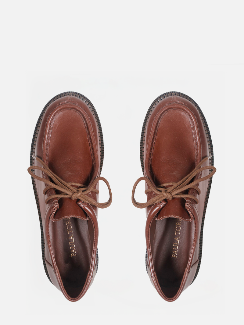 MOCASSIM EM COURO JACKIE CHOCOLATE WALLABEE