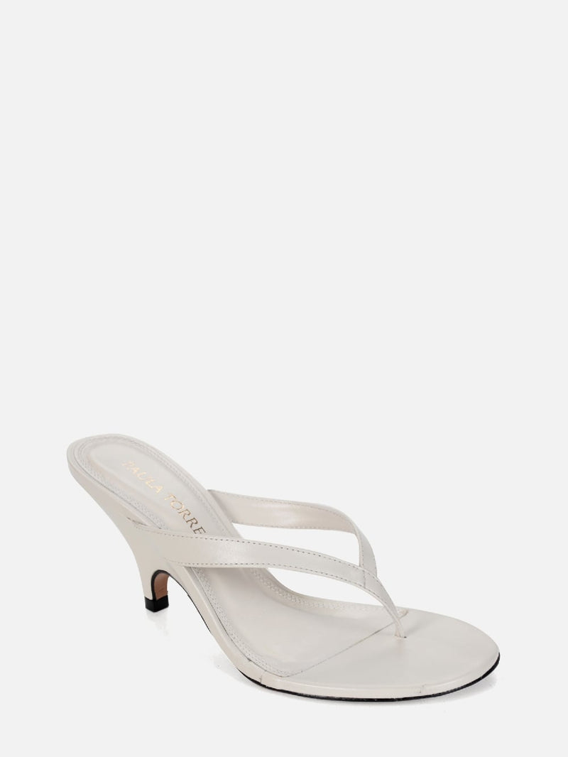 MULE EM COURO HELENA CREMA