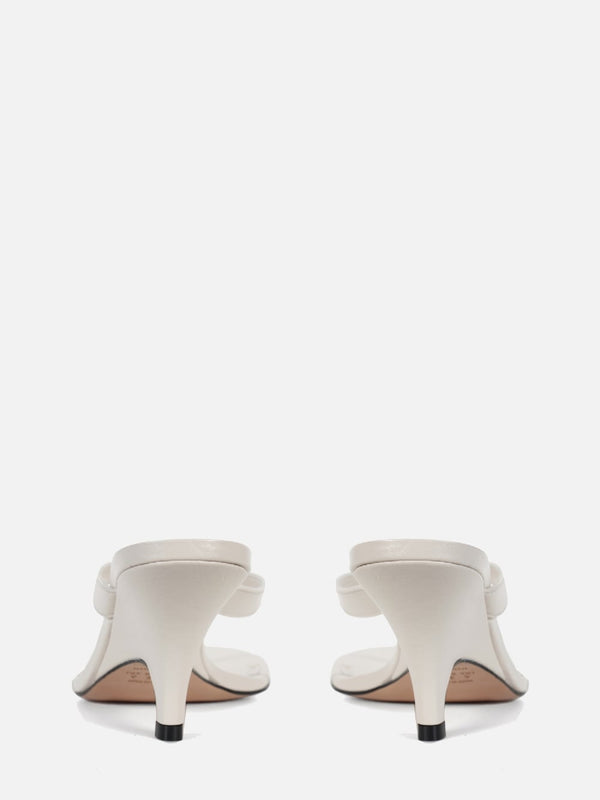 MULE EM COURO HELENA CREMA