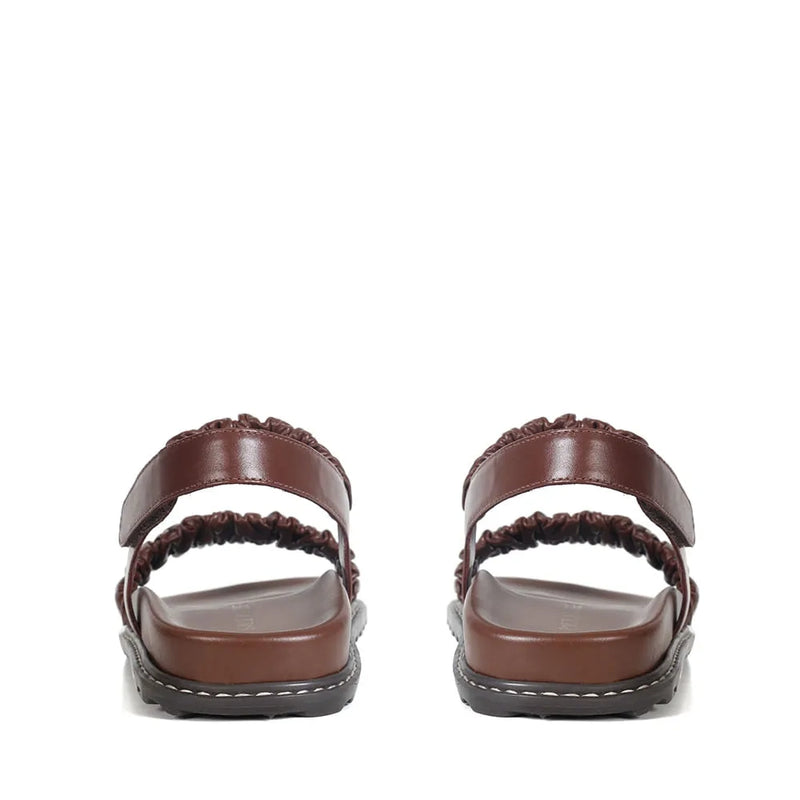 PAPETE EM COURO SERENA CHOCOLATE