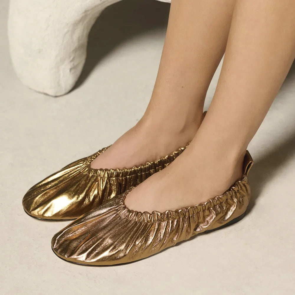 SAPATILHA MAJU BRONZE