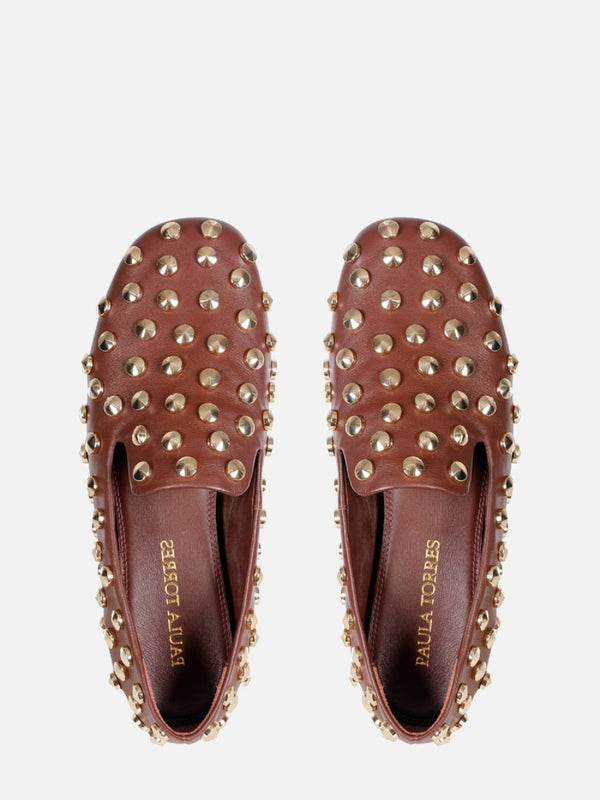 MOCASSIM SINTRA SPIKE CHOCOLATE