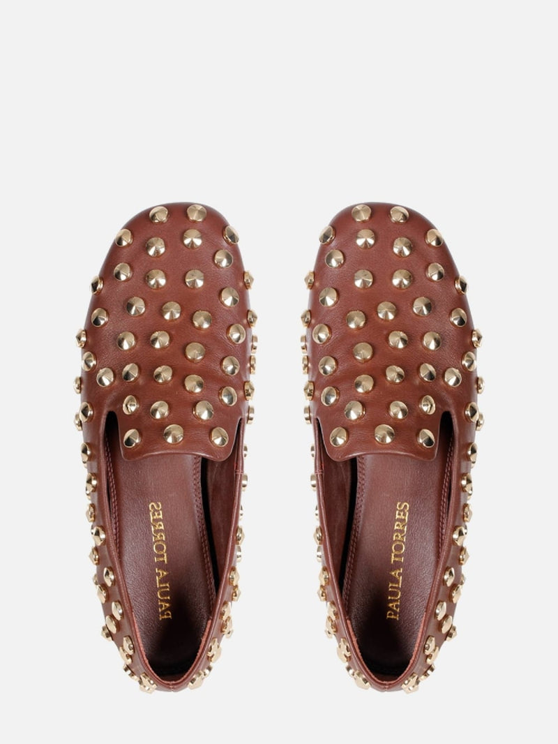 MOCASSIM SINTRA SPIKE CHOCOLATE