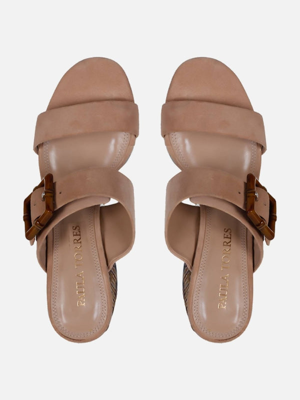 MULE CLARICE BEGE