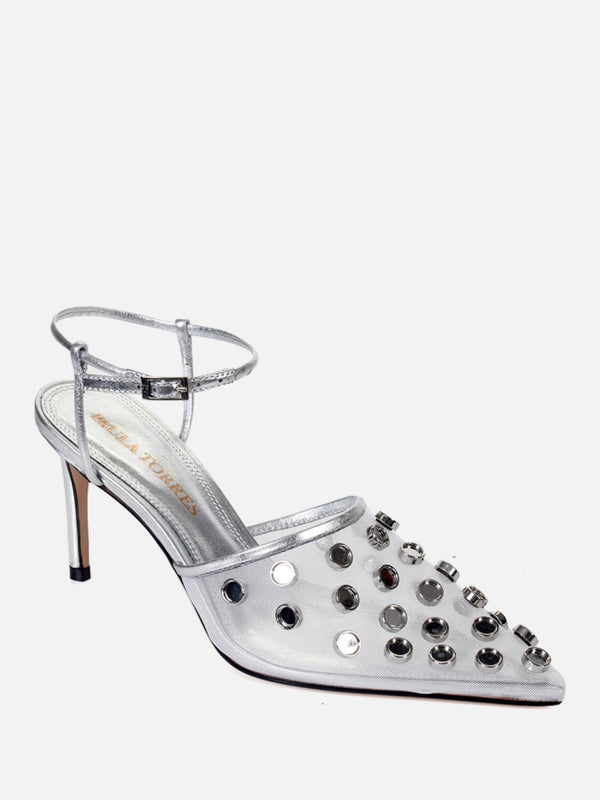 SCARPIN AURORA ALTO PRATA