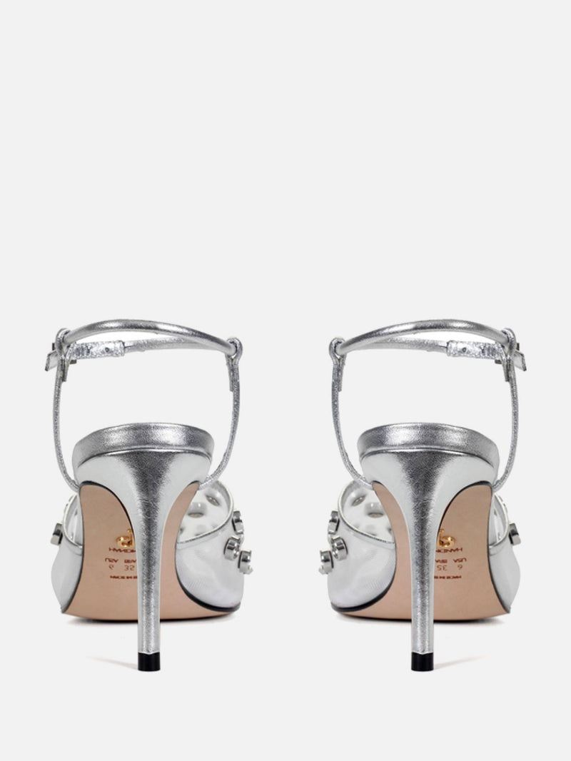 SCARPIN AURORA ALTO PRATA