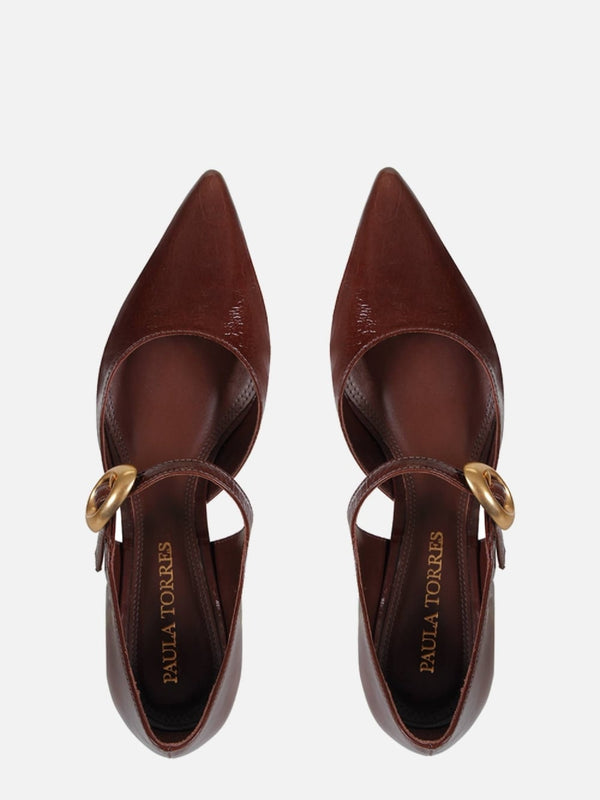 SCARPIN JÚLIA CONHAQUE