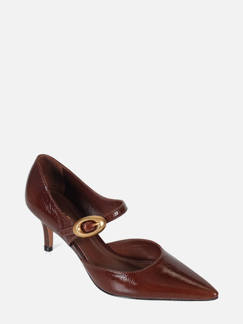 SCARPIN JÚLIA CONHAQUE