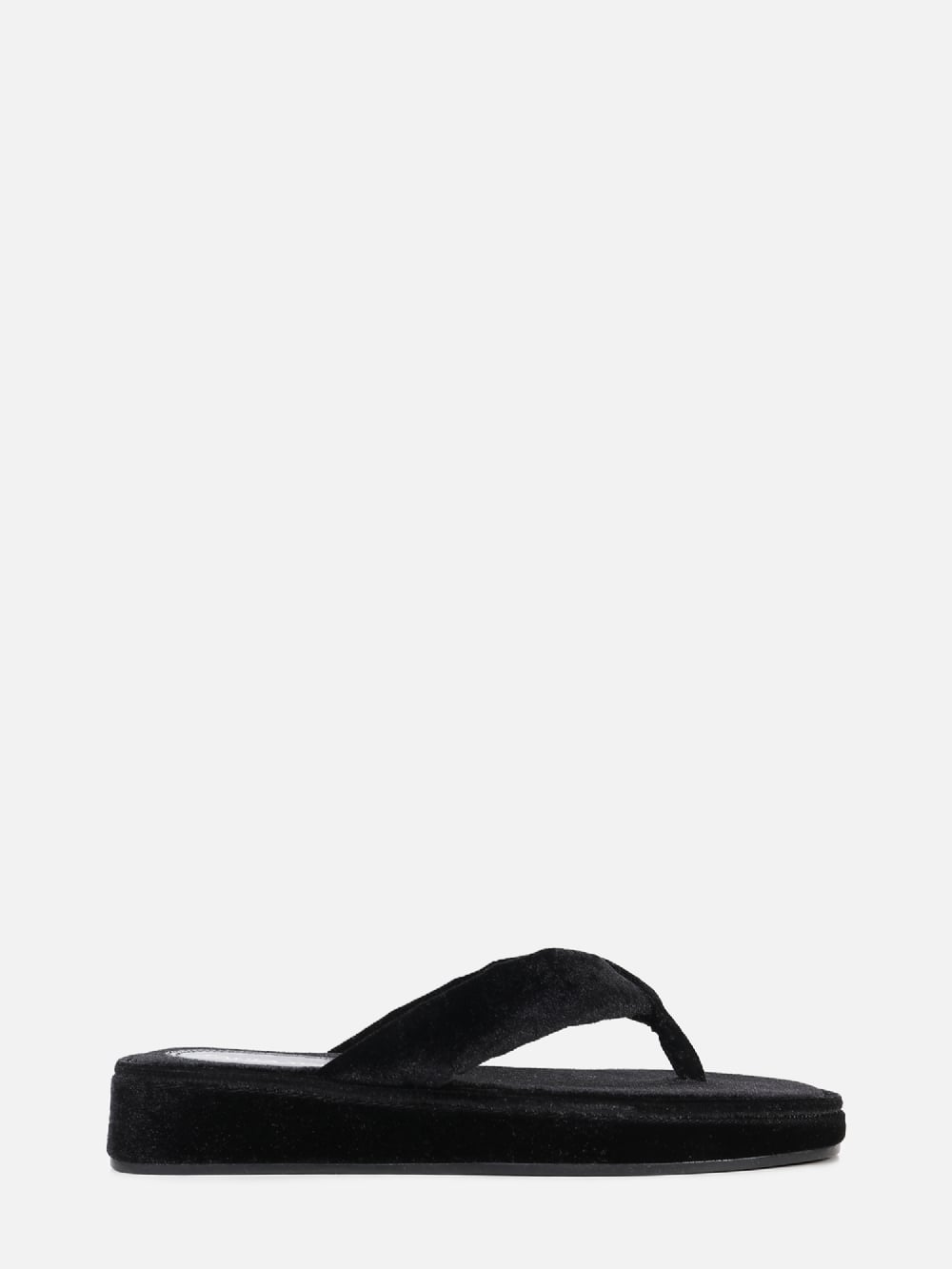 SLIDER DE VELUDO VELVET PRETO