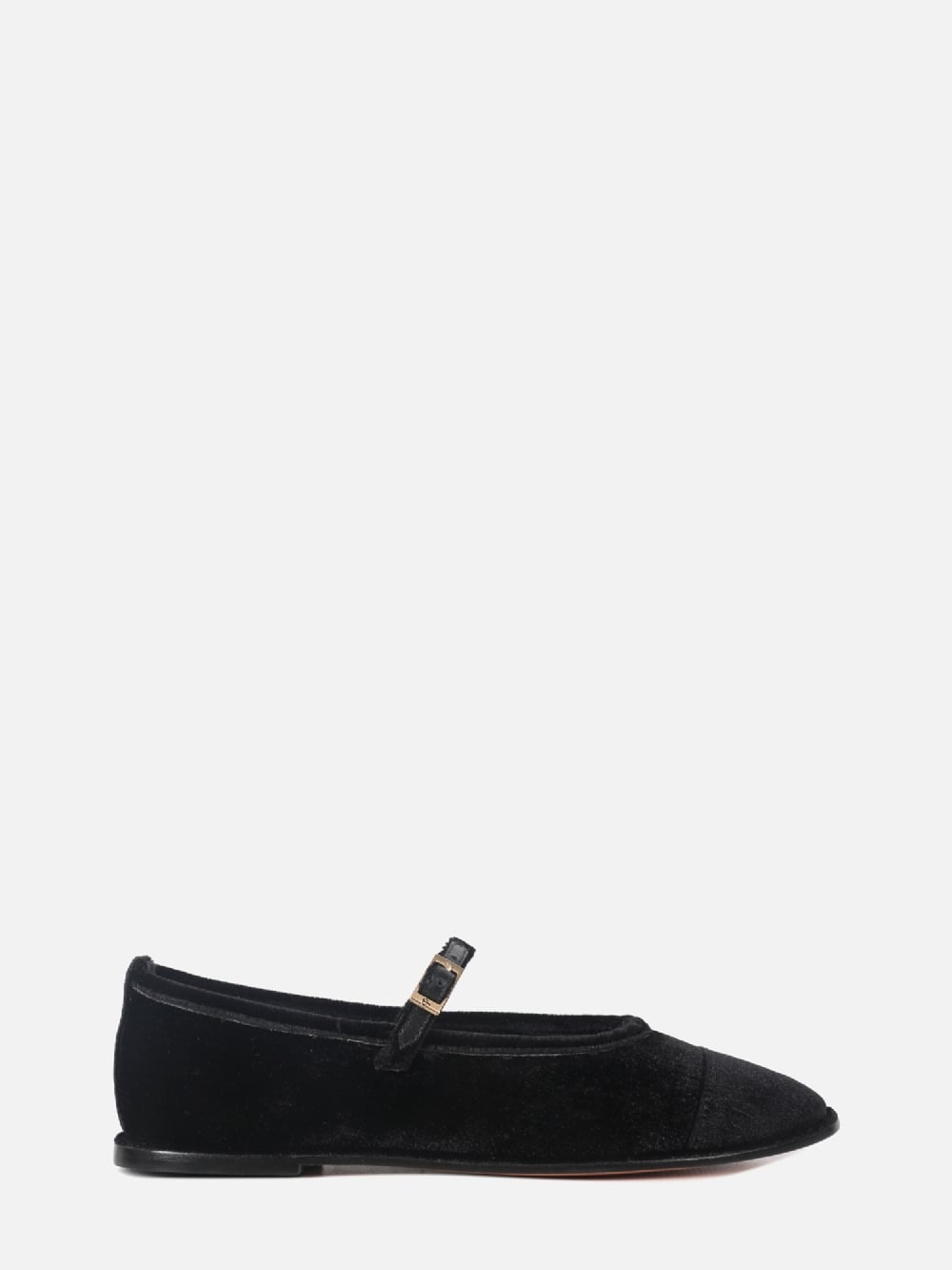 SAPATILHA DE VELVET PRETO MARY JANE
