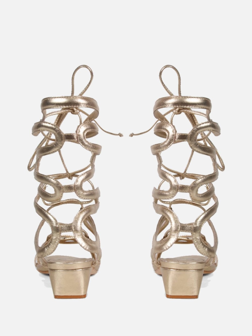 SANDÁLIA GLADIADORA BOGO DOURADO