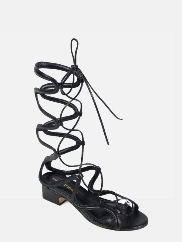 SANDÁLIA GLADIADORA BOGO PRETO