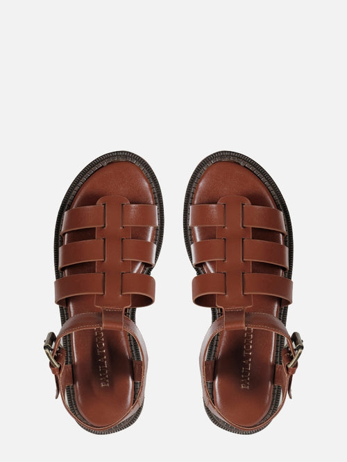 FLATFORM MADSON COGNAC