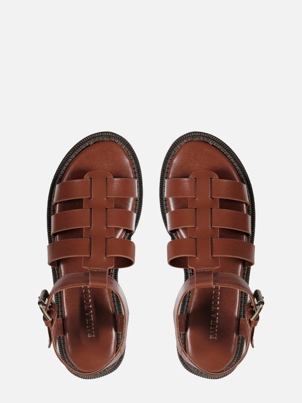 FLATFORM MADSON COGNAC