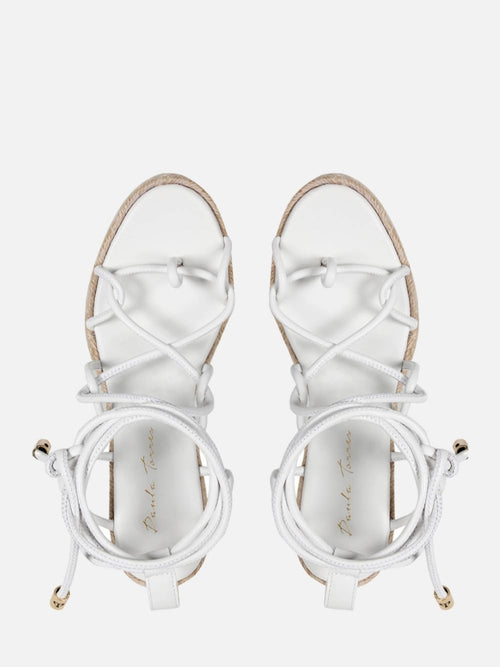 SANDÁLIA ANABELA MEL OFF WHITE
