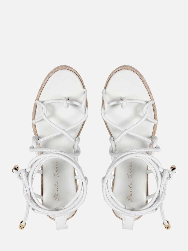 SANDÁLIA ANABELA MEL OFF WHITE