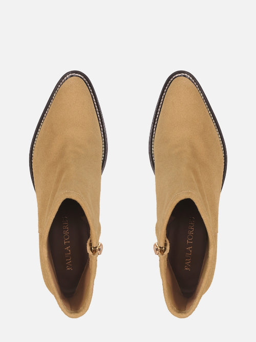 BOTA DE CAMURÇA CARLOTA SAFARI SALTO BAIXO