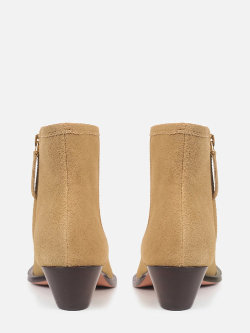 BOTA DE CAMURÇA CARLOTA SAFARI SALTO BAIXO