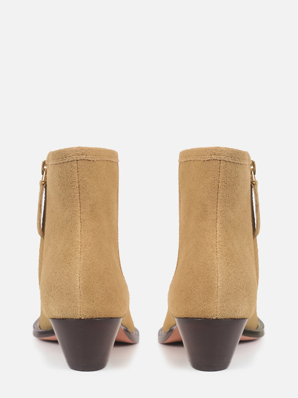 BOTA DE CAMURÇA CARLOTA SAFARI SALTO BAIXO