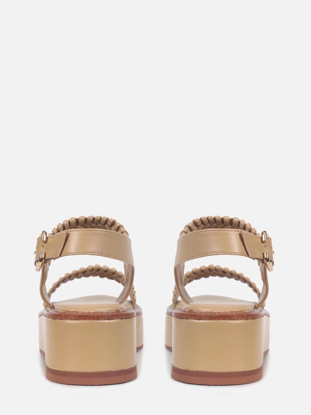 FLATFORM DE COURO ISA SAFARI MACRAMÊ